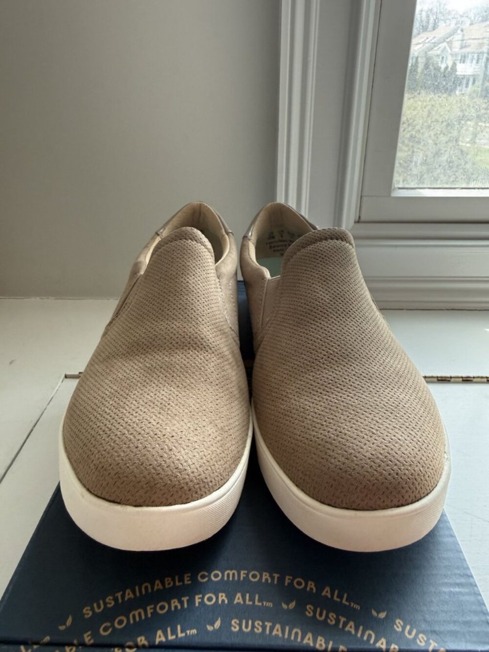 NWB Dr. Scholl's Madison Cloud Slip On Sneaker Brown Women's Size US 10 $80 [jb] - Picture 11 of 16